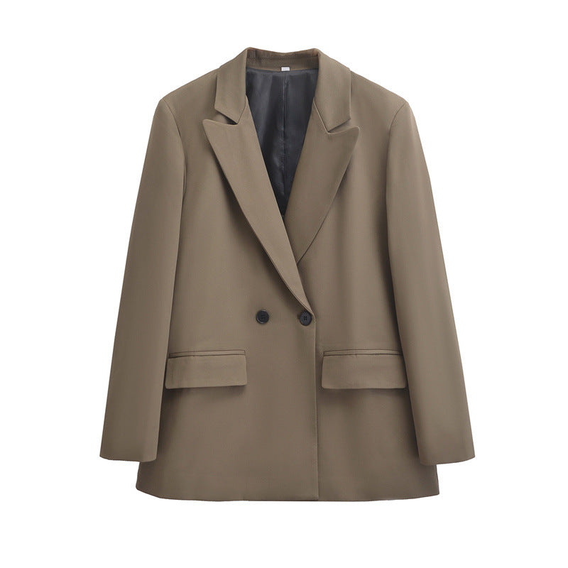 Women's Fashion Loose Cool Double Breasted Coat