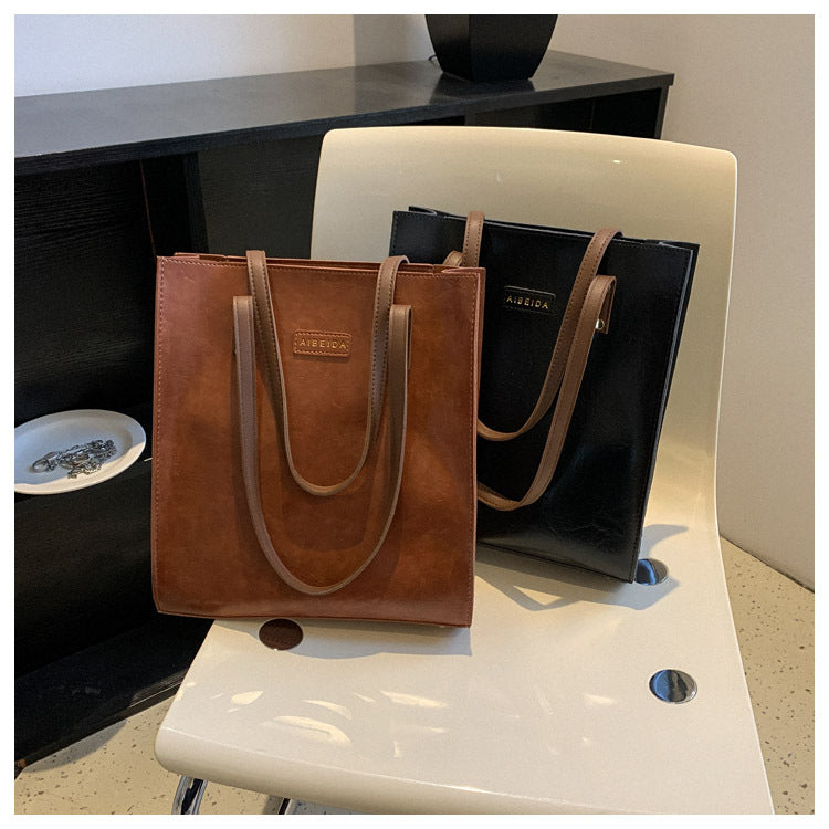 Western Style All-matching Shoulder Bag Portable Tote Bag