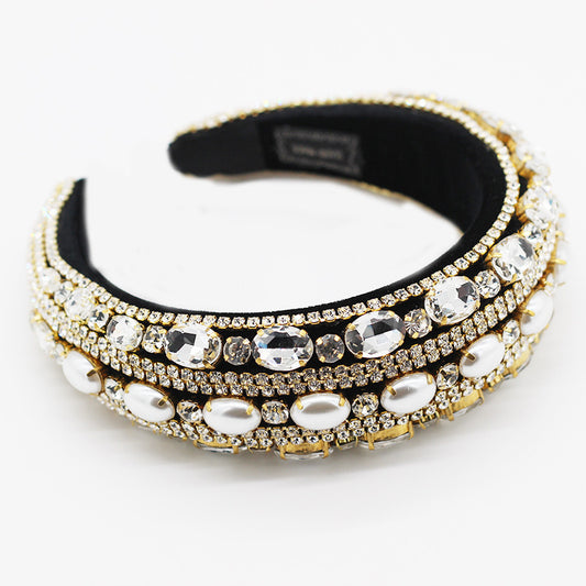 European and American Baroque headband