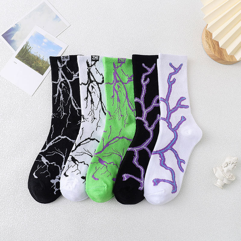 Korean Version Of Street Skateboard Basketball Socks