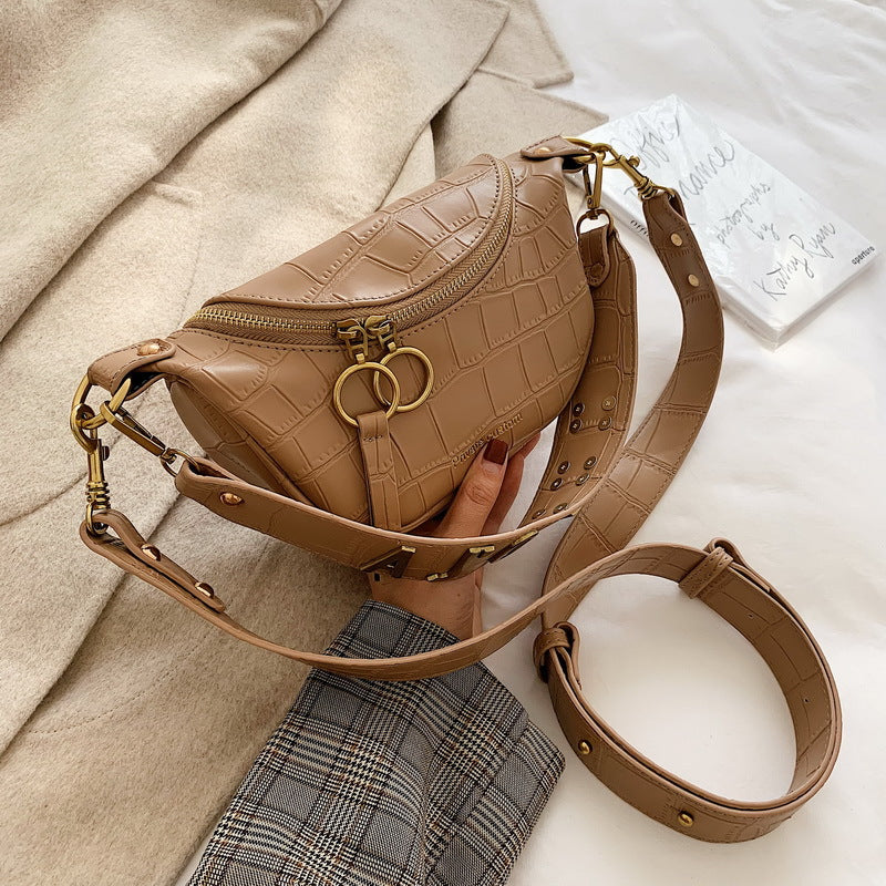 Trendy Korean Texture Messenger Bag Chain