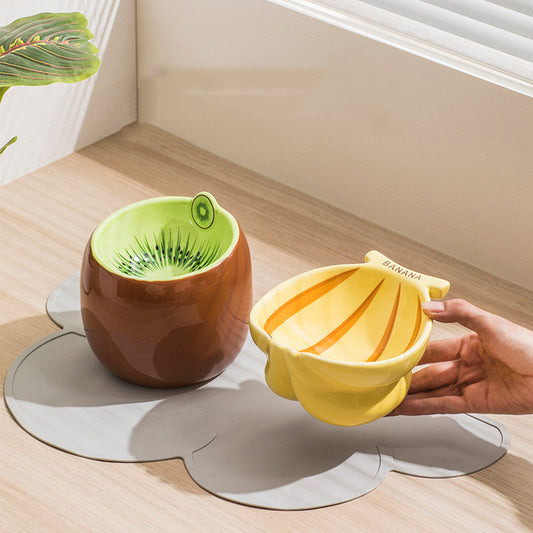 Cat Bowl Protects Cervical Vertebra From Overturning