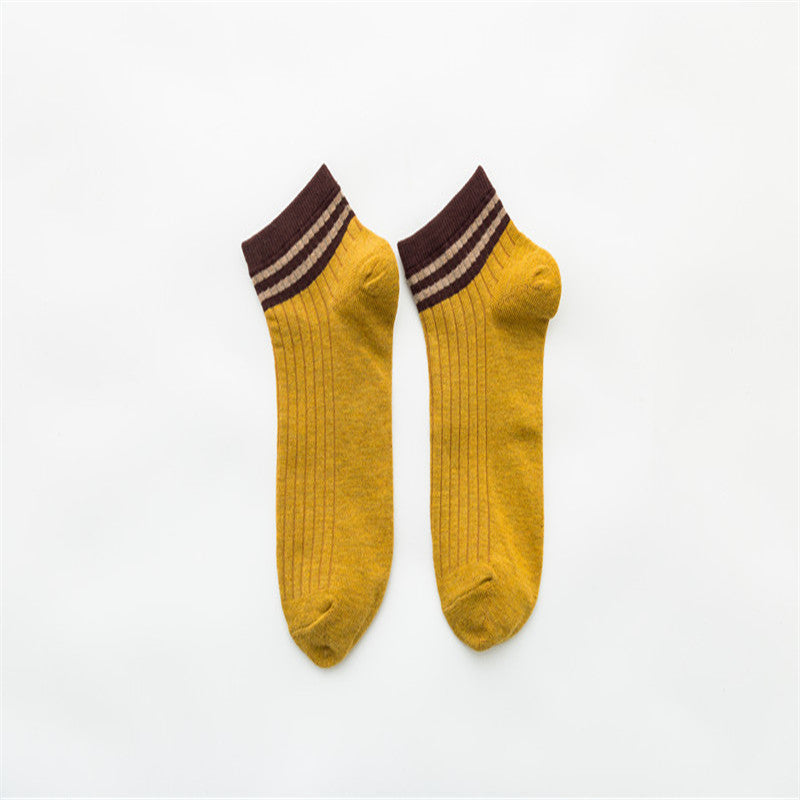 Student Socks All-Match Rainbow Breathable Stockings