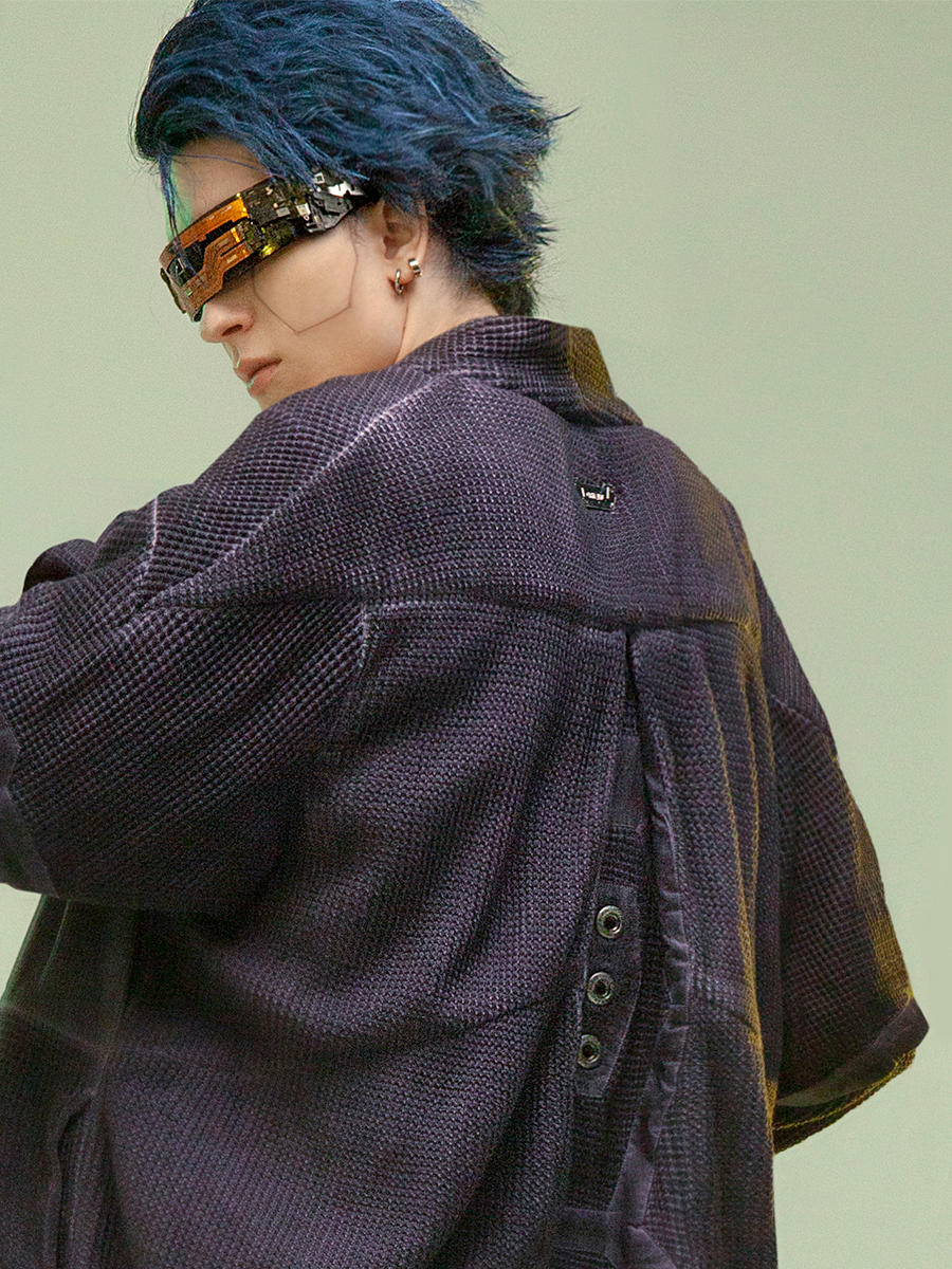 Men's And Women's Fashion Dyed Washed Hanfu Cardigan