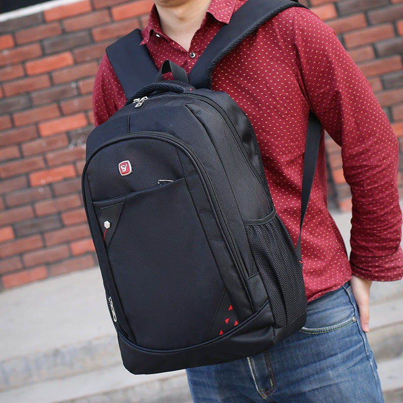 New men's casual fashion cloth Oxford multifunctional light backpack Backpack Capacity