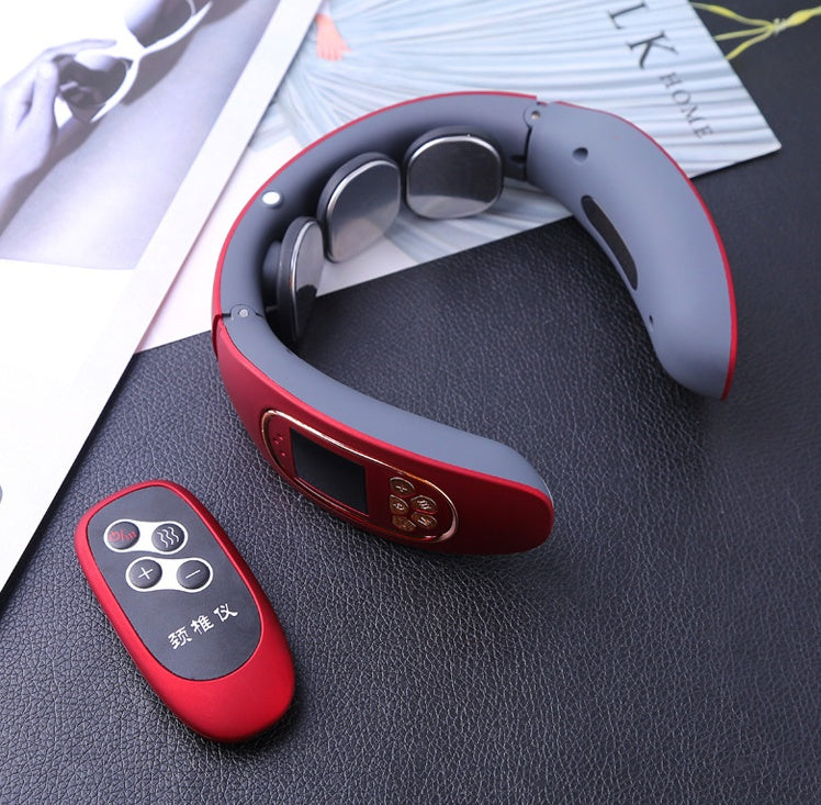 Portable cervical massager for home use