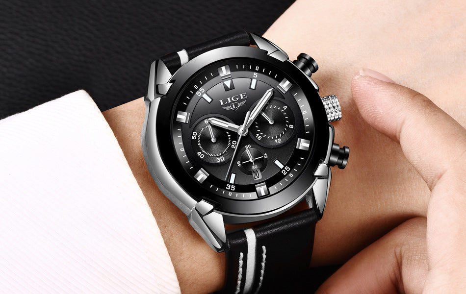 Casual waterproof business sports quartz watch