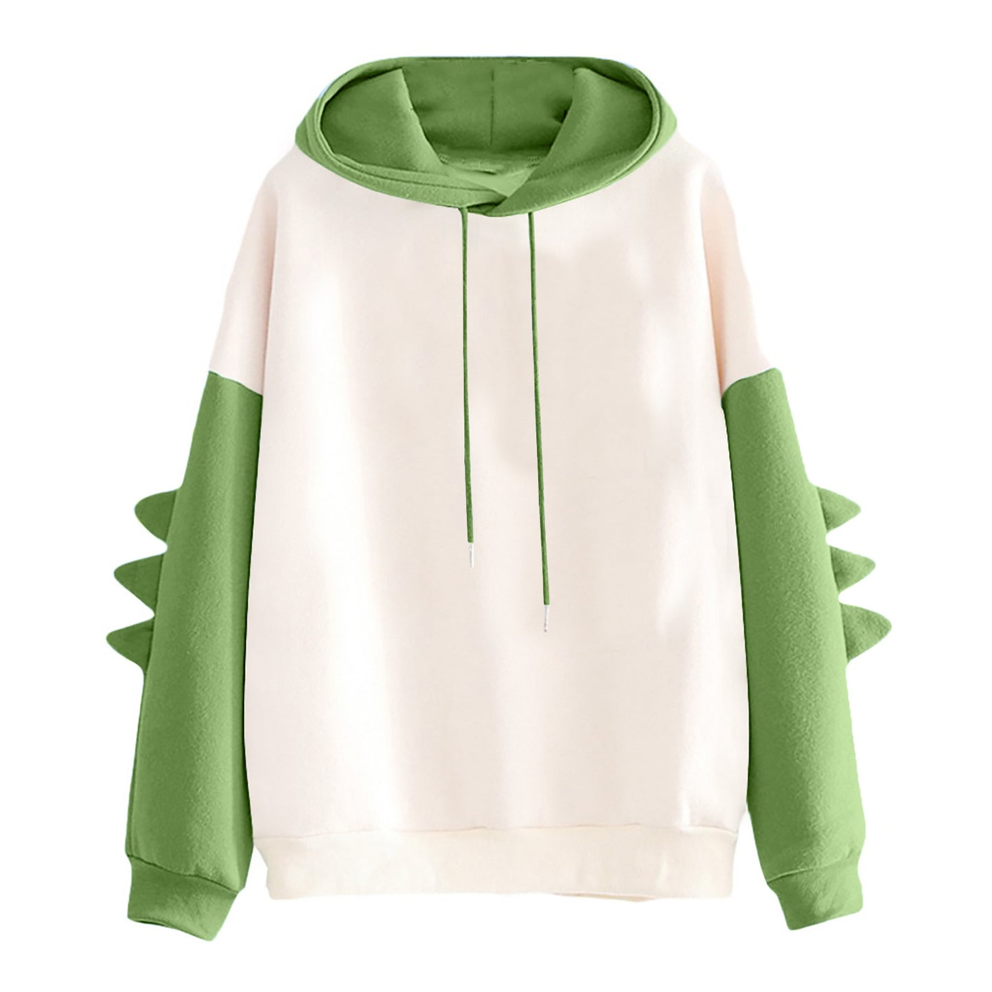 Cartoon Dinosaur Contrast Color University Style Korean Style Sweater