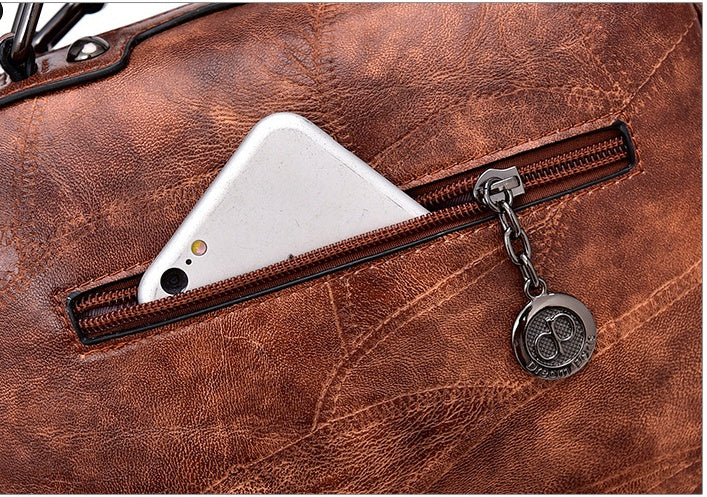 Fashion Ladies Soft Leather Handbag Shoulder Bag