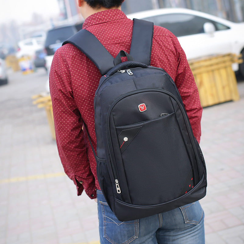 New men's casual fashion cloth Oxford multifunctional light backpack Backpack Capacity
