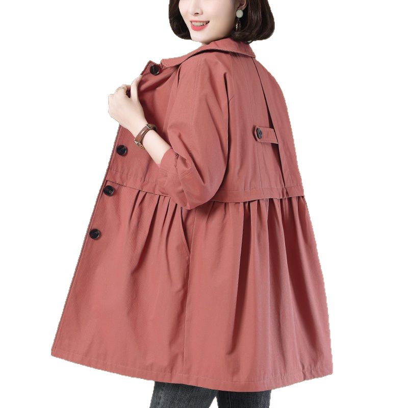 Waist Slimming Little Trench Coat Women