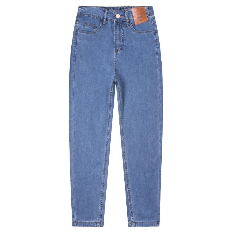Plus-size Women's Casual Harem Pants Thin Loose Jeans
