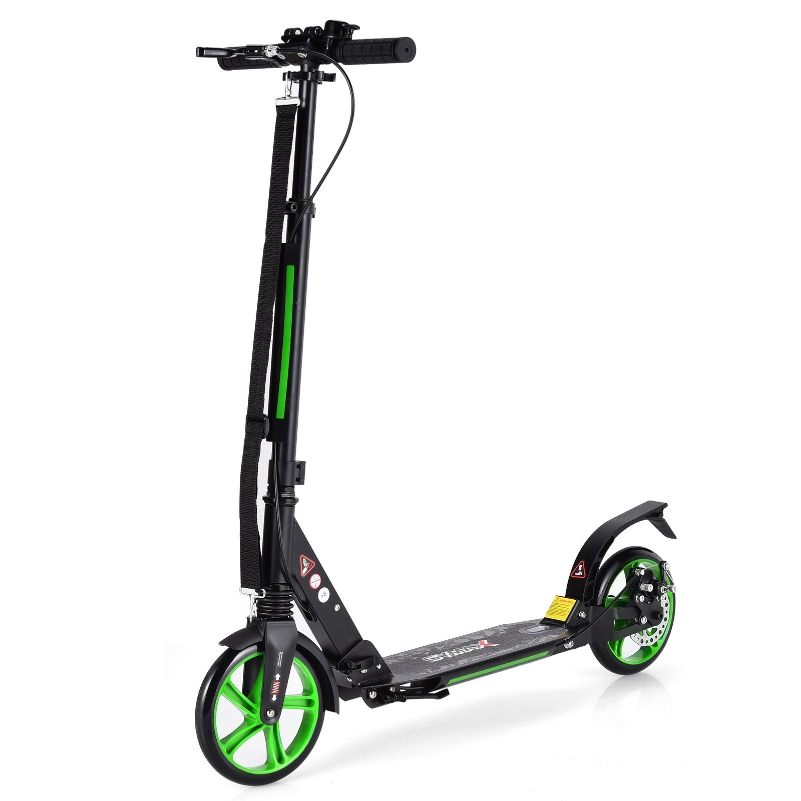 Klappbarer Kickscooter Mit Klingel & Ständer Höhenverstellbarer Scooter Roller Tretroller