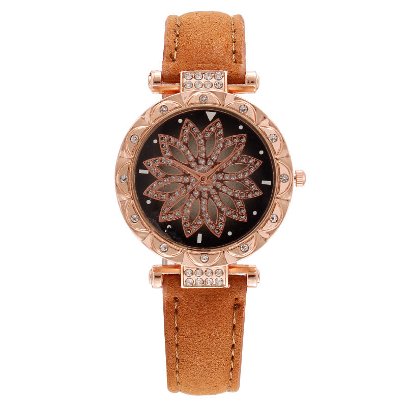 Stars To Run Women's Watch Female Skin Belt Quartz Fashion Watch