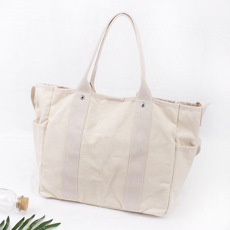 Korean art leisure canvas bag all-match multifunctional single shoulder bag hand bag handbag simple fashion