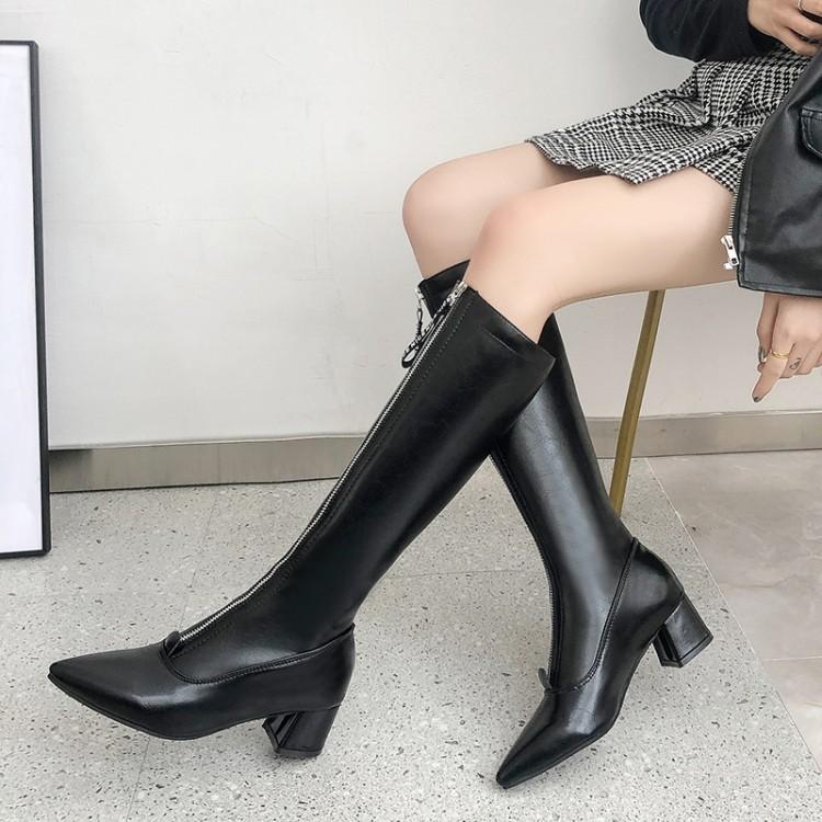 Autumn and winter boots leather boots