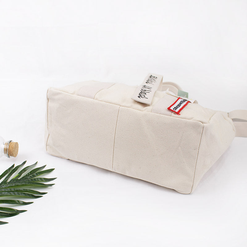 Korean art leisure canvas bag all-match multifunctional single shoulder bag hand bag handbag simple fashion