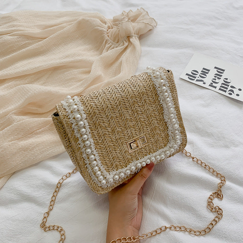match chain small square bag