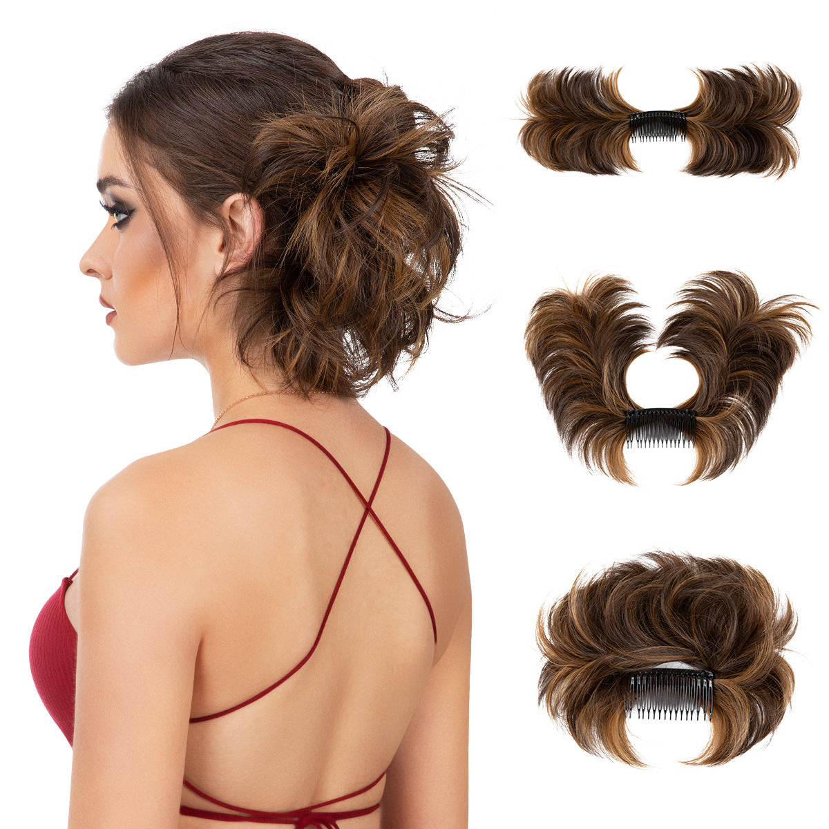European And American Wig Set Women's Adjustable Grip