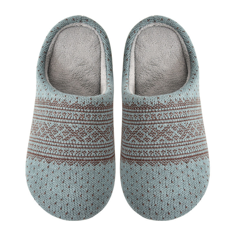 Plush padded slippers