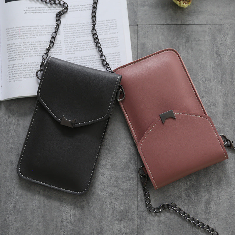 Diagonal mobile phone bag