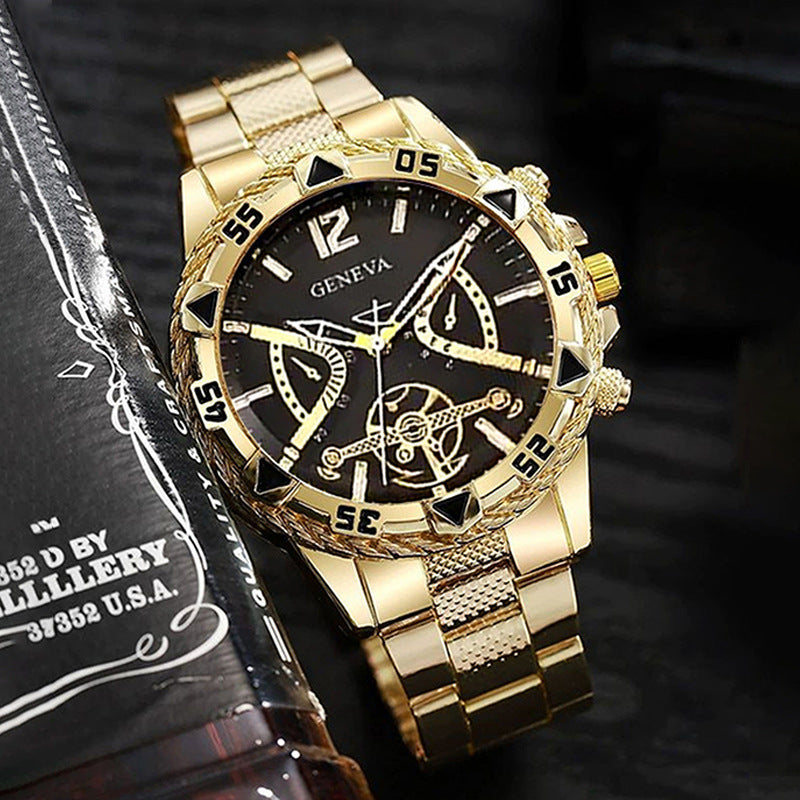 Men's Authentic Volkswagen Fully Automatic Mechanical Watch With Steel Strap