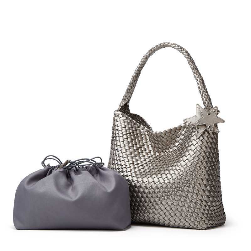 Laid-back Style Single-shoulder Underarm Bucket Bag