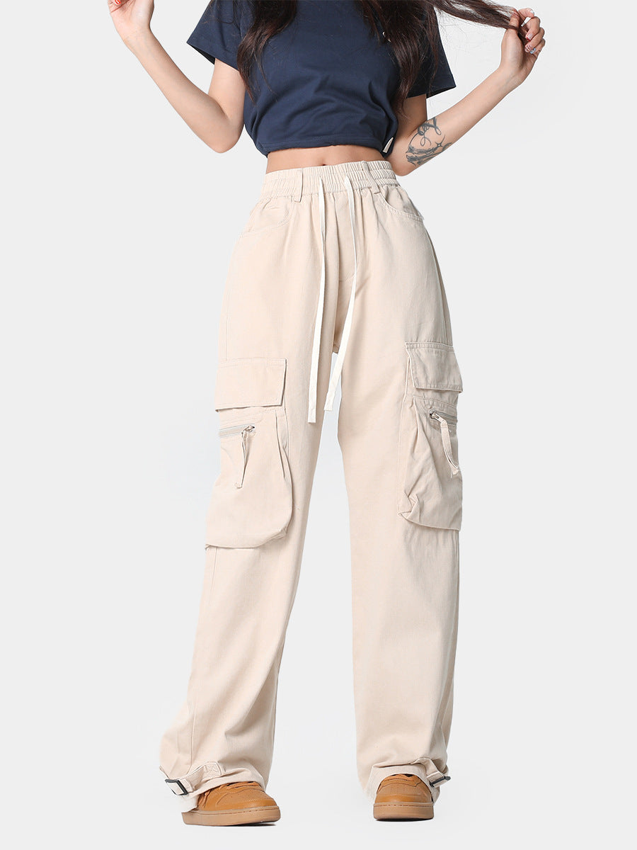Men's Big Red Pocket Cotton Overalls