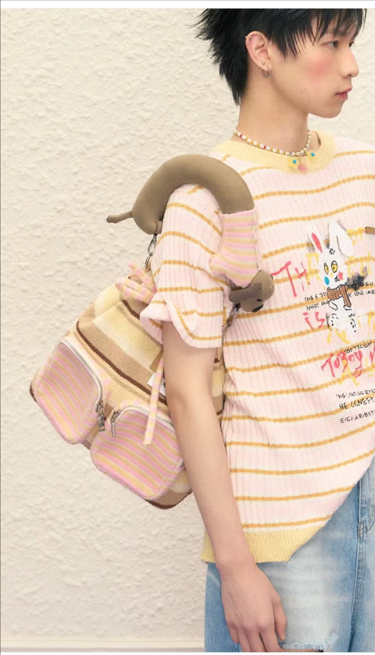 Large Capacity One Shoulder Cute Children's Fun Handbag