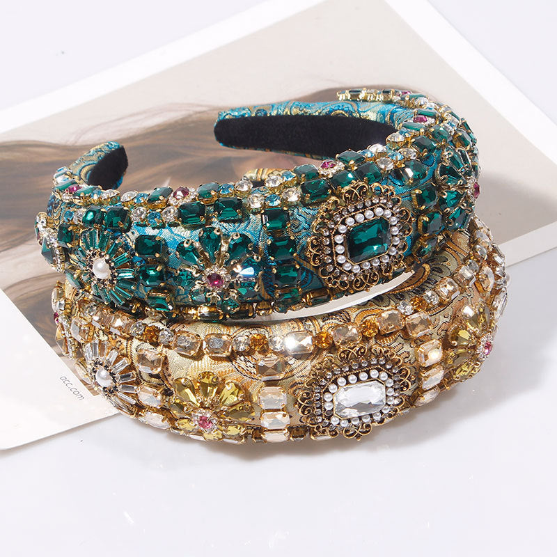 Baroque Color Crystal Style Headband