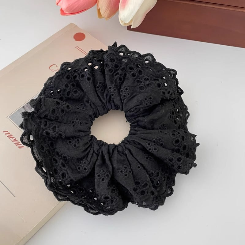 Retro Large Intestine Hair Band Female Hair Rope