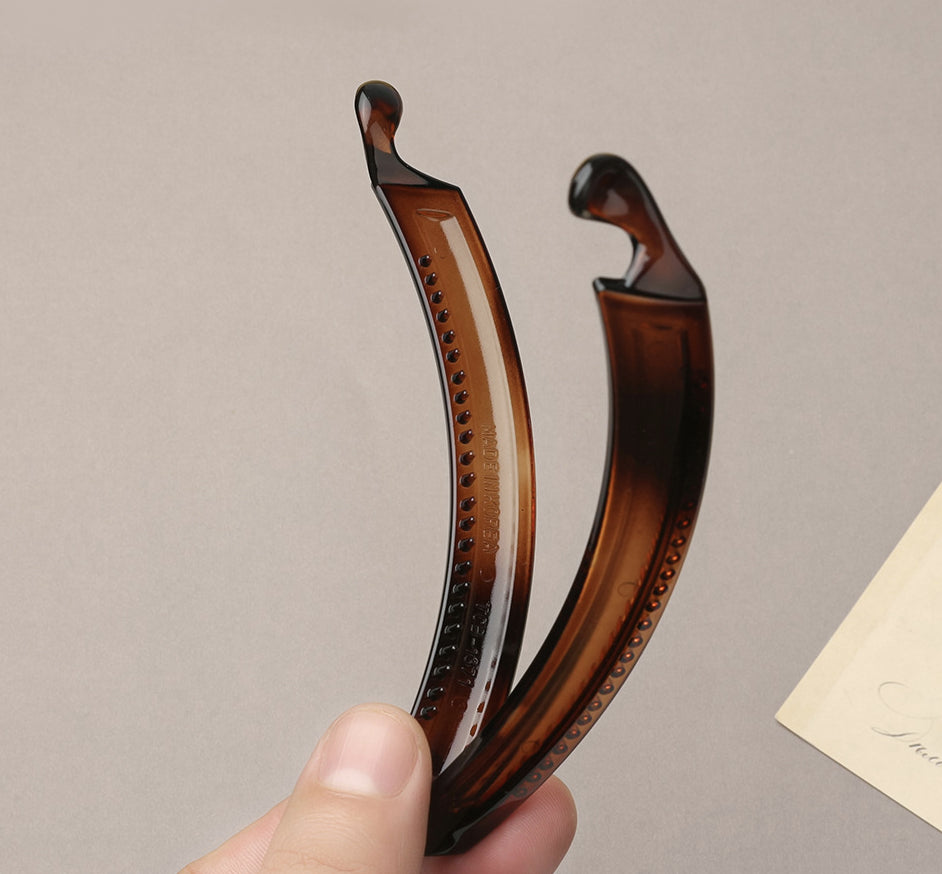 Multi-functional Vertical Leopard-print Banana Hair Clip