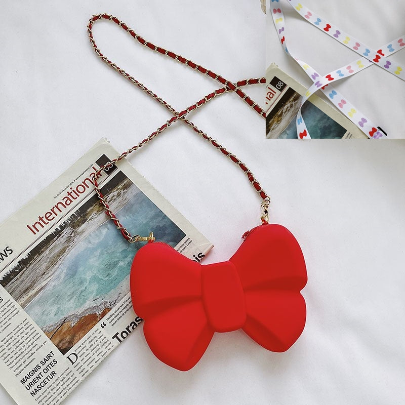 Cute Cartoon Bow Mobile Phone Bag All-match One Shoulder Messenger