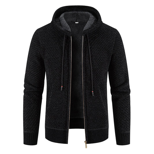 Sweater Men's Hooded Big Pineapple Sweater Plush