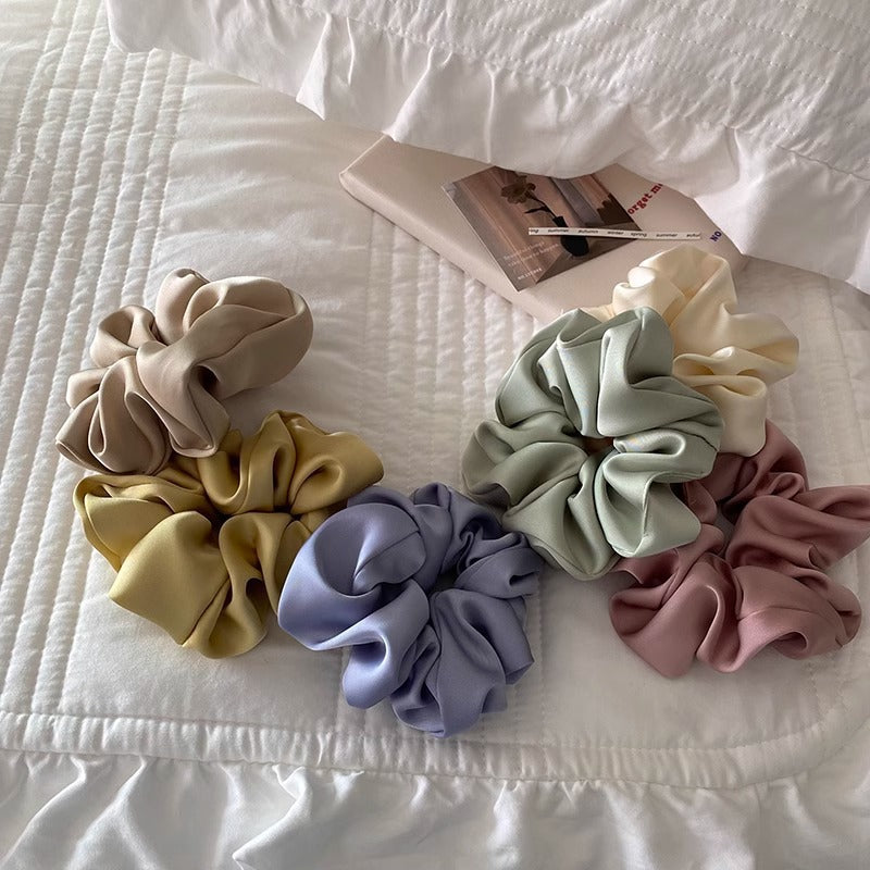 French Sweet Ins Style High-grade Satin Hair Ring