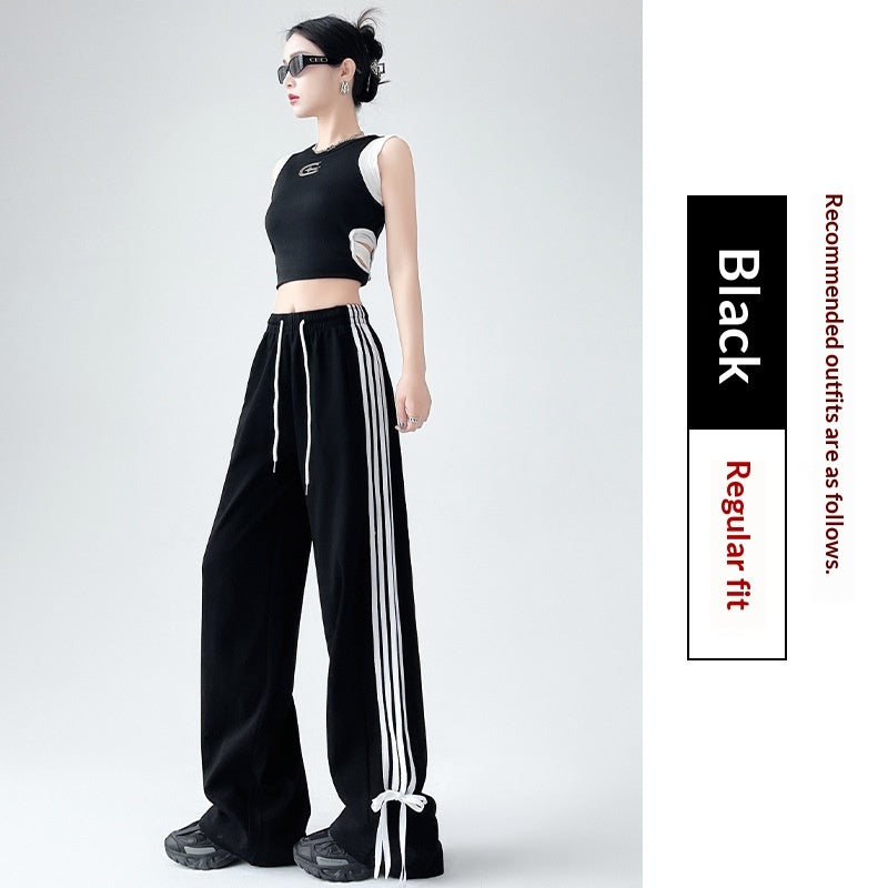 Bow-knot Sweatpants For Women High-waisted And Versatile