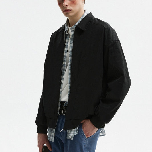 Short Jacket For Men And Women, Deconstructed Pilot Collar Jacket For Autumn