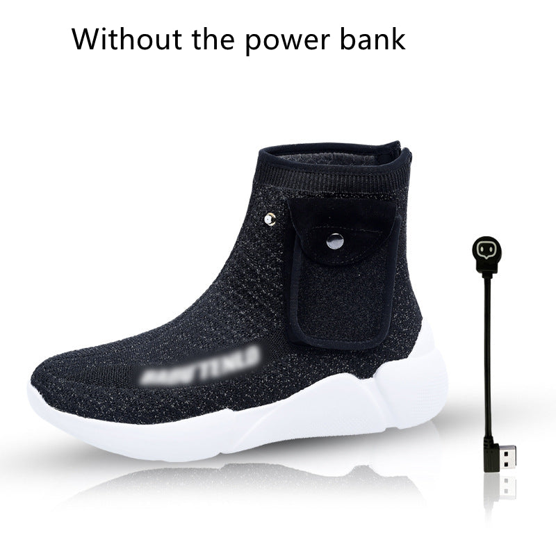 Outdoor USB Charging And Warming Up The Feet