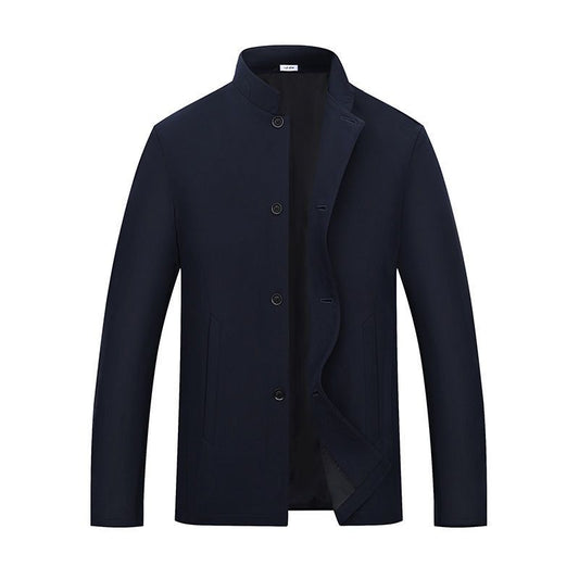 Thickened Mens Outerwear For Fall And Winter Casual Style For Middle-aged Men
