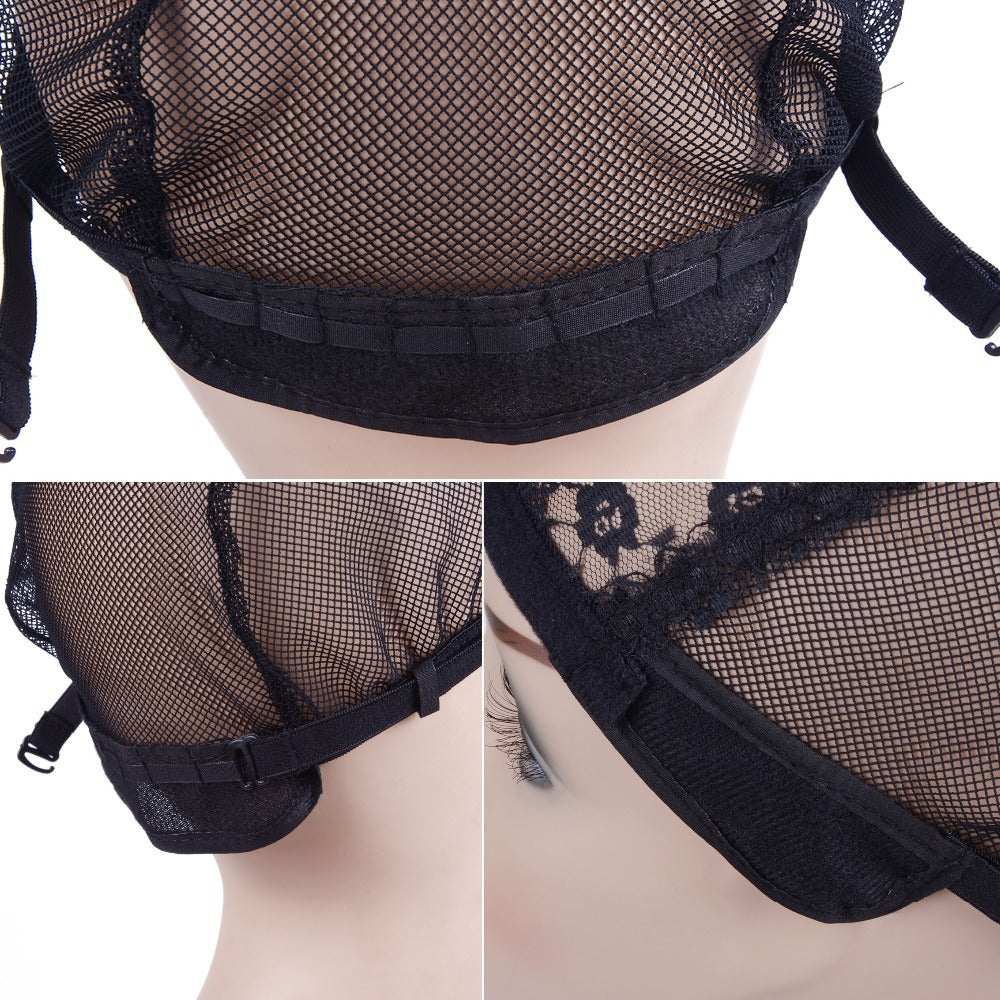 Small Flower High Elastic Mesh Cap Wig Hairnet