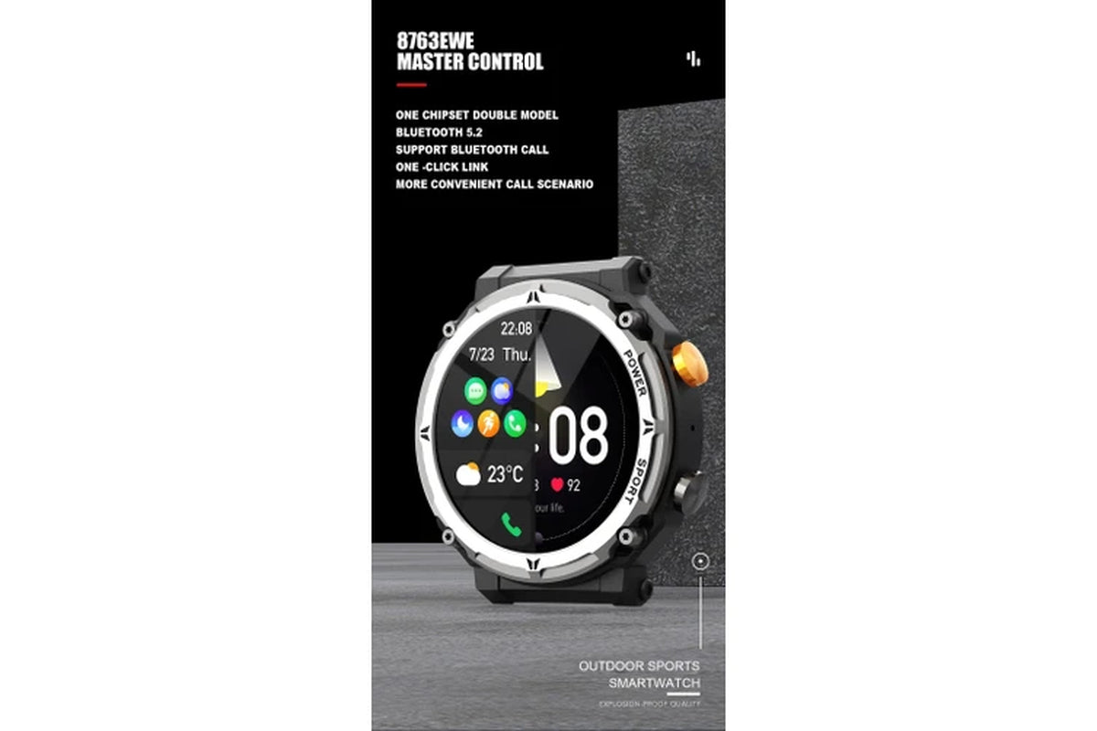 Smart Watch with Bluetooth Call – 5ATM Waterproof Fitness Tracker, Sport Wrist Smart Watch for Men & Women Watch