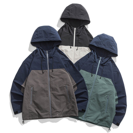 Spring And Autumn New Jacket Hooded Coat For Men