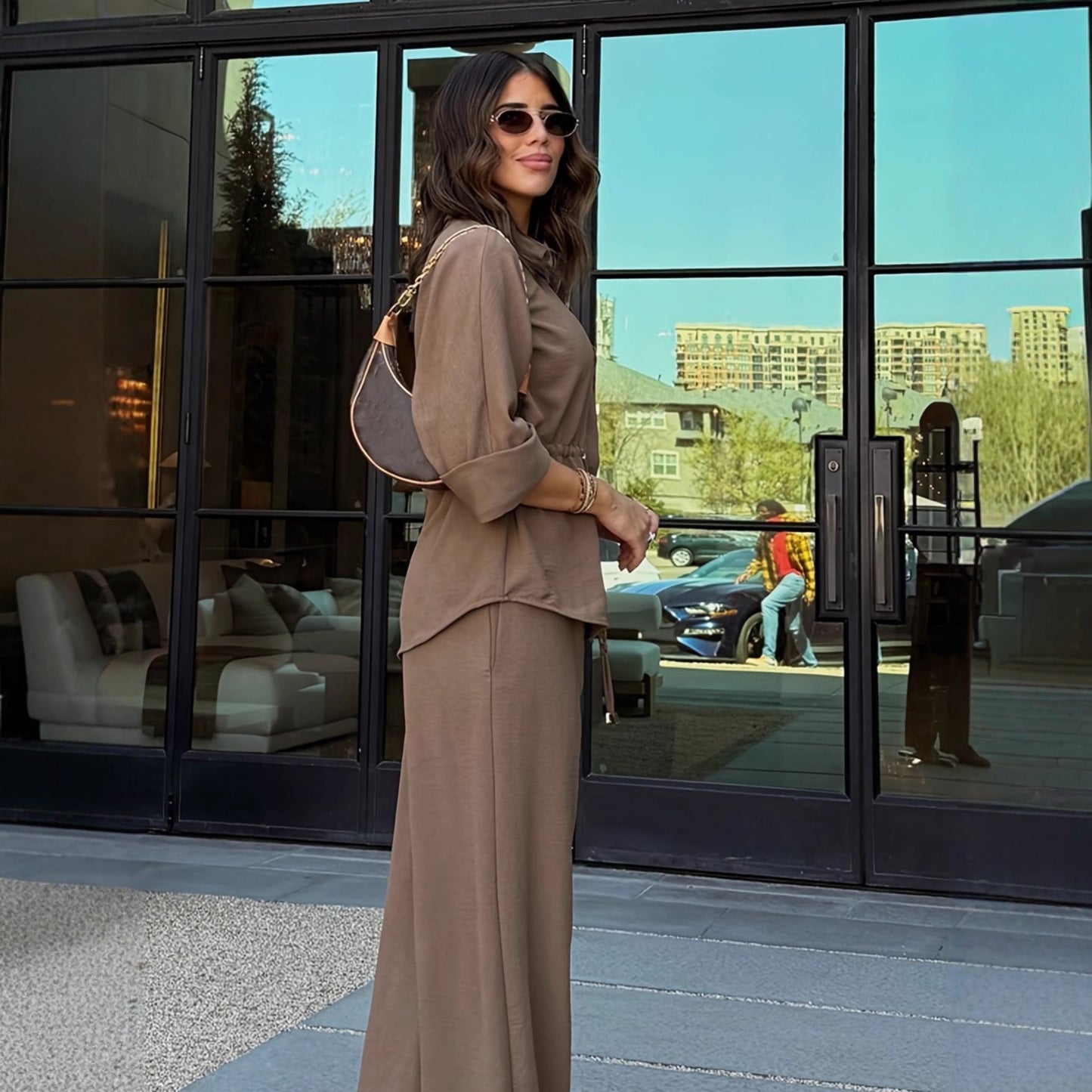 Womens Fashion Commuter-style Shirt Set