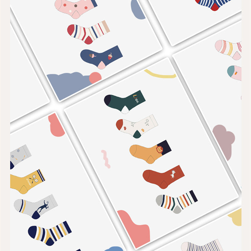 Children's Spring And Autumn Sports Cotton Socks