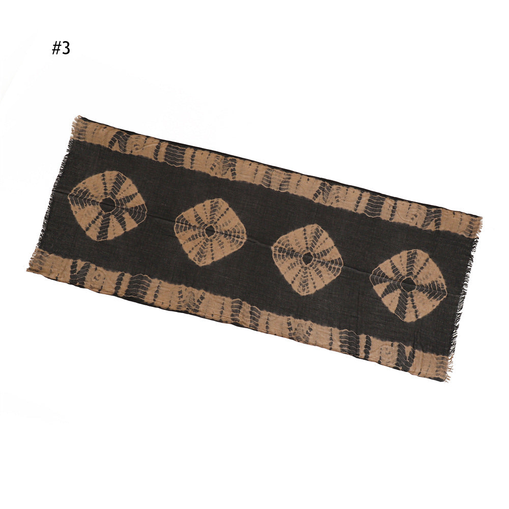 Solid Color Thin Breathable Handmade Scarf Shawl