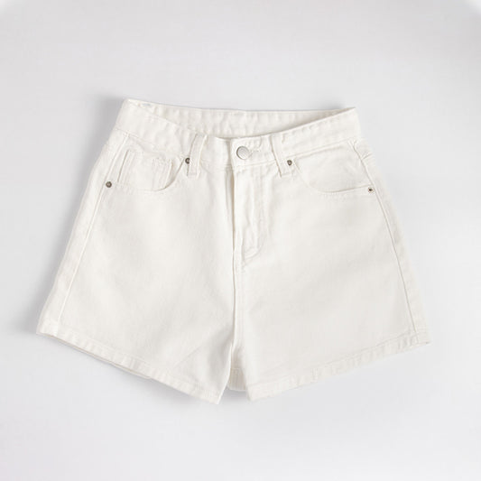Denim Shorts Women's High Waist Was Thin
