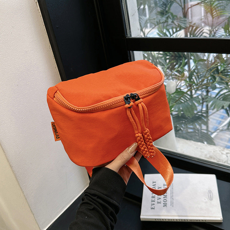 New Waist Bag Single Shoulder Crossbody Phone Bag Solid Color Simple