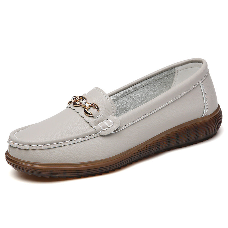 Tendon Bottom Mother Shoes Flat Non-slip Soft Bottom