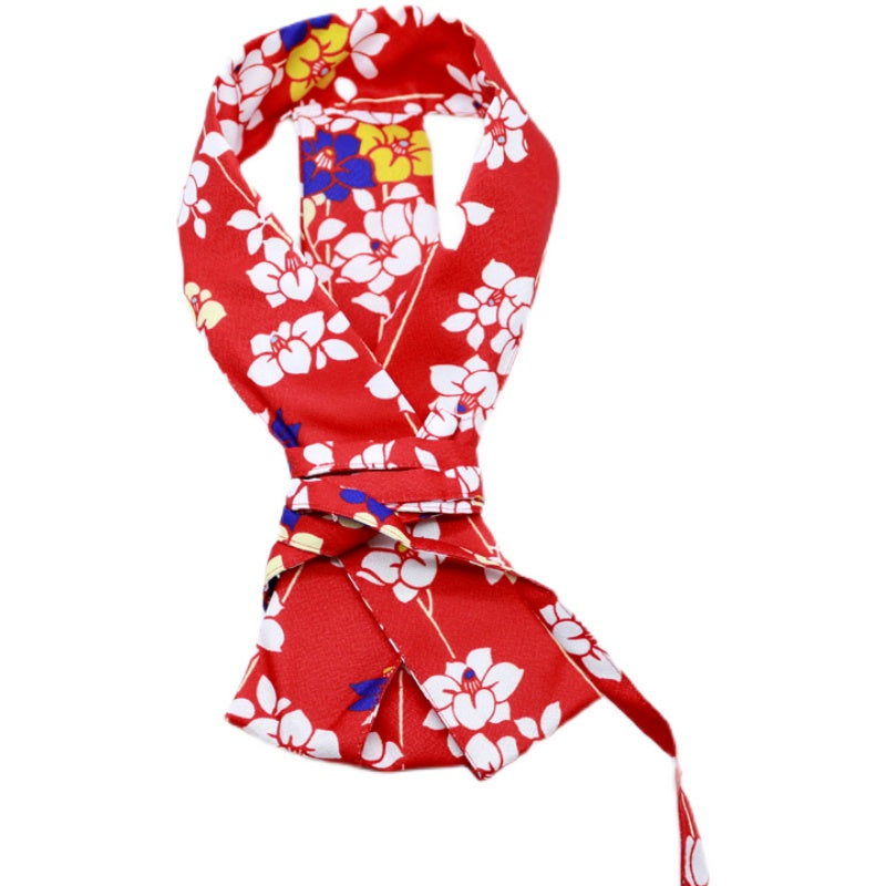 Kimono Accessories Have A Good Bow And Radian Collar