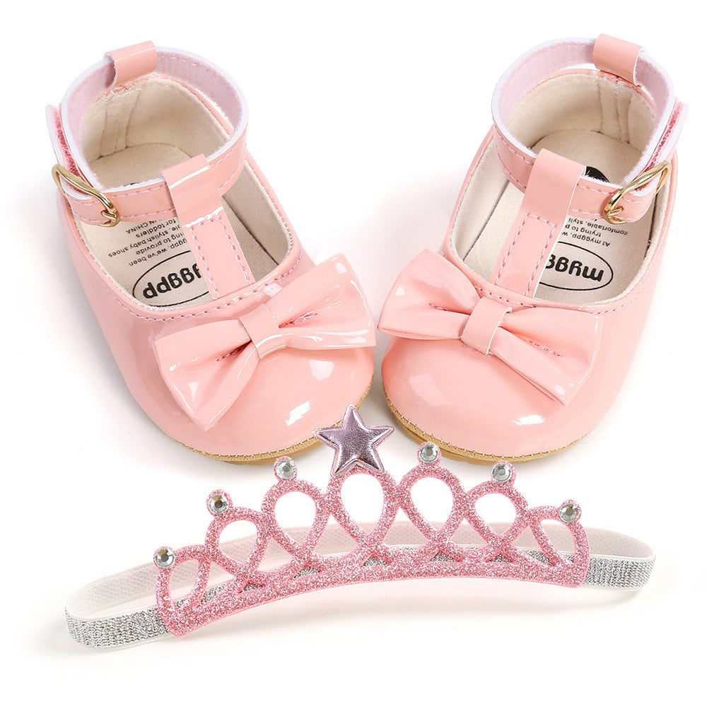 Baby Fashion Casual Solid Color Soft-soled Toddler Shoes